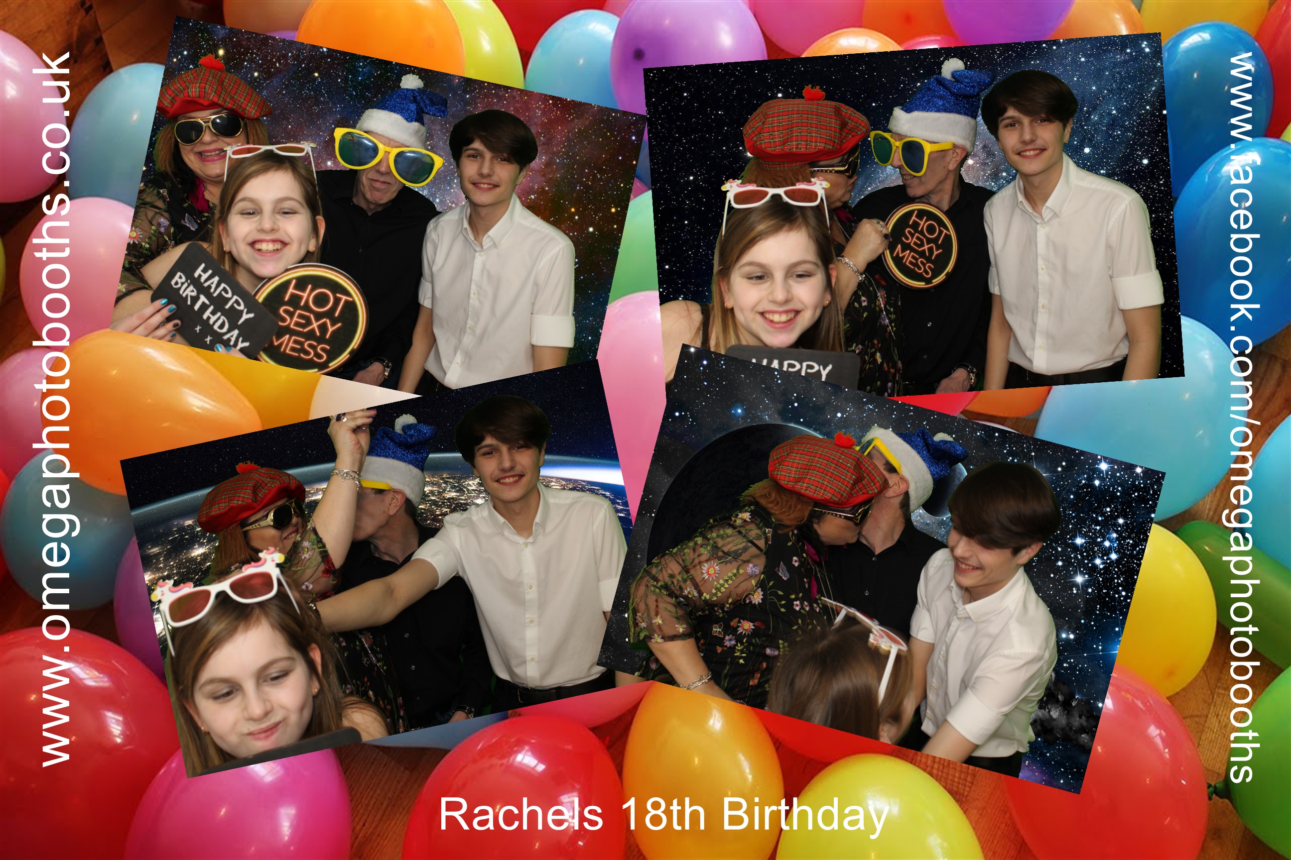Rachel's 18th birthday and family Christmas get together | View more photos from the event at gallery.omegaphotobooths.co.uk/u/Omega-Photobooths/Rachels-18th-birthday-and-family-Christmas-get-together